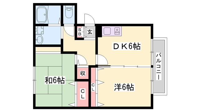 物件間取画像
