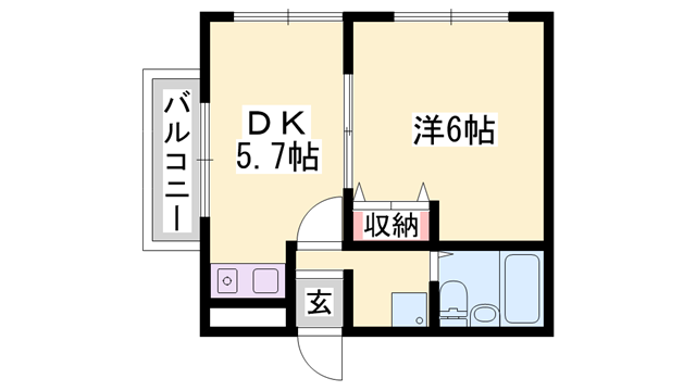 サンパレス21姫路の物件間取画像