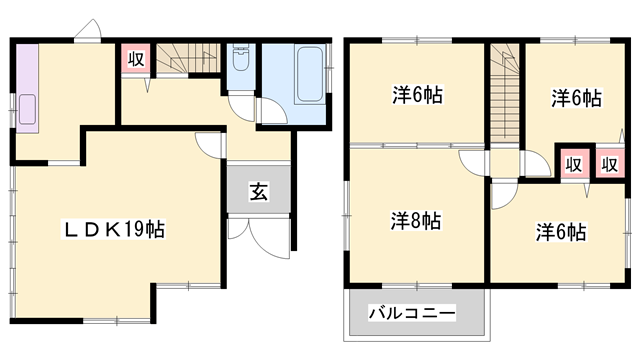 物件間取画像