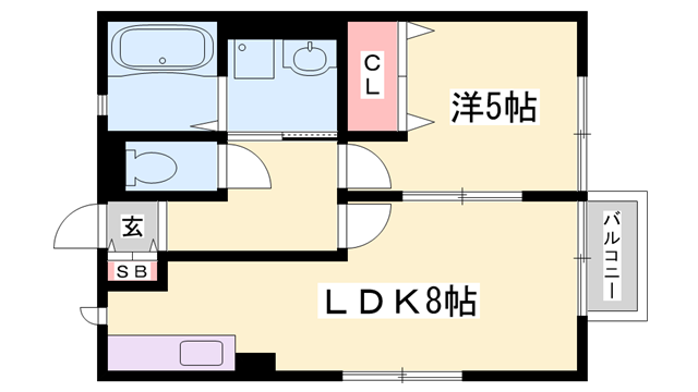 物件間取画像