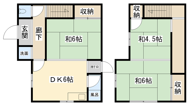物件間取画像