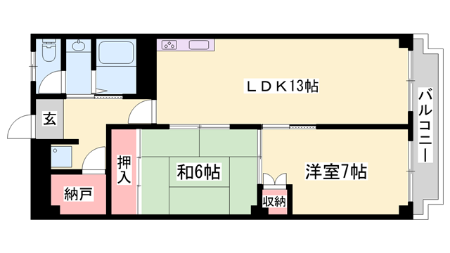 物件間取画像