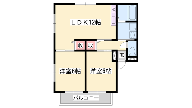 物件間取画像