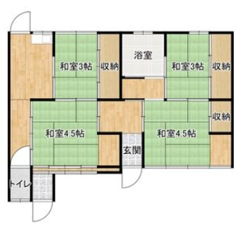 物件間取画像