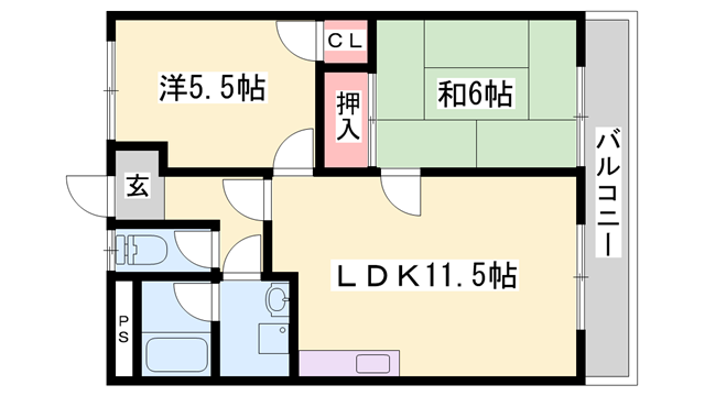物件間取画像