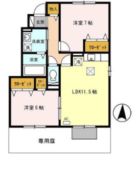 物件間取画像