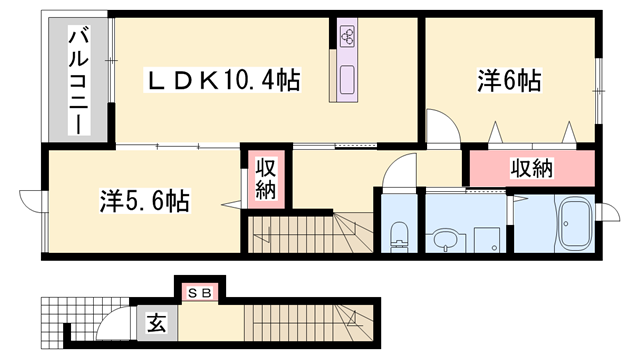 物件間取画像