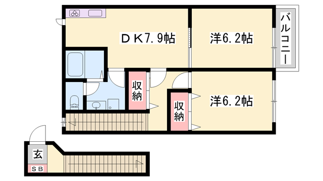 物件間取画像