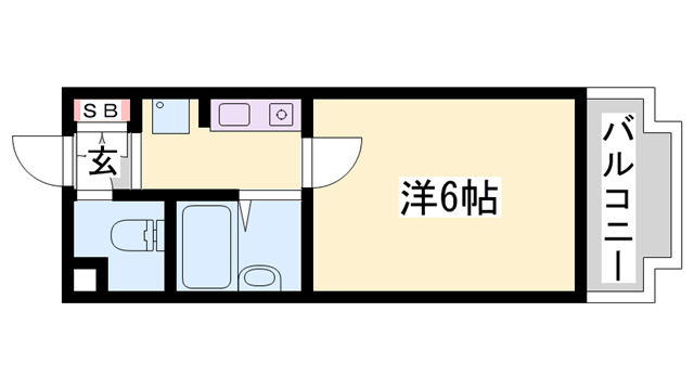 シャトー姫路の物件間取画像