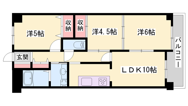 物件間取画像