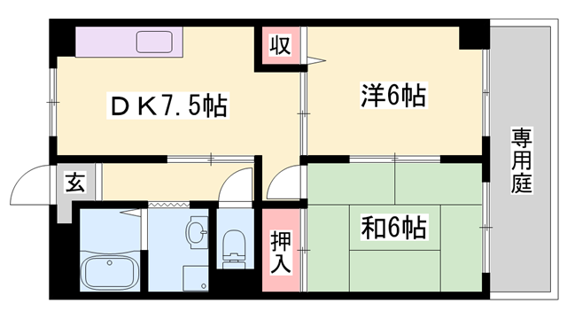 物件間取画像