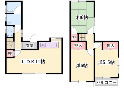 物件間取画像