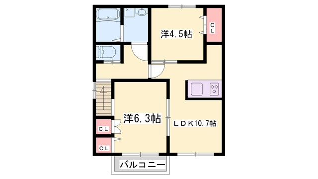物件間取画像
