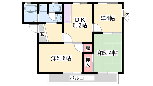 物件間取画像
