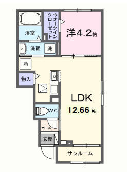 物件間取画像