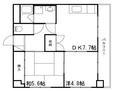 物件間取画像