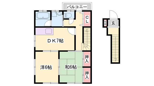 物件間取画像