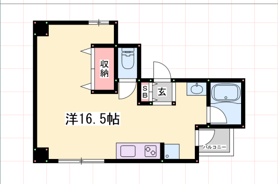 物件間取画像