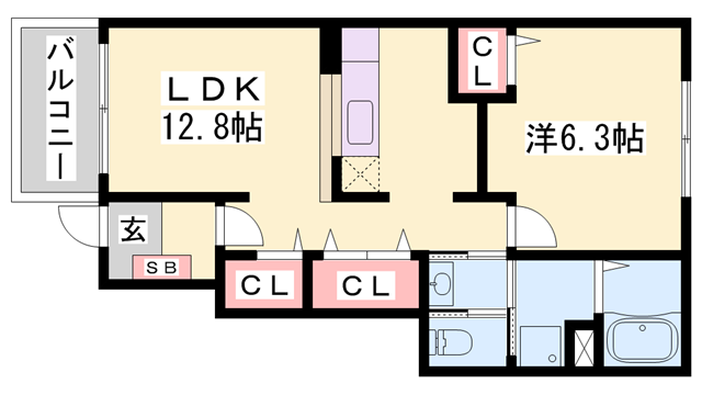 物件間取画像