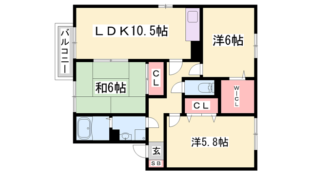 物件間取画像