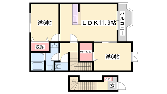 物件間取画像