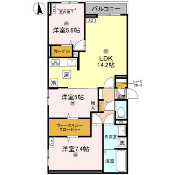 物件間取画像