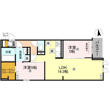 物件間取画像