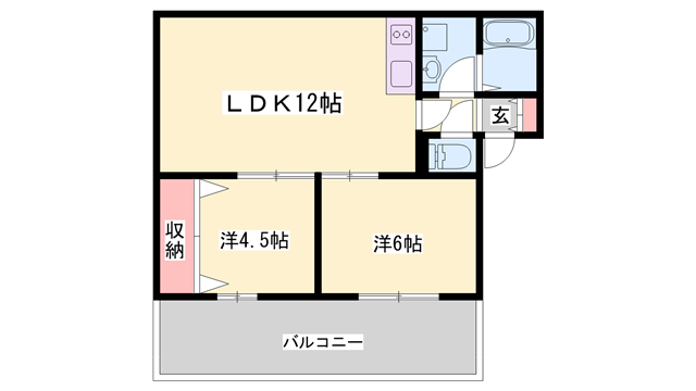 物件間取画像