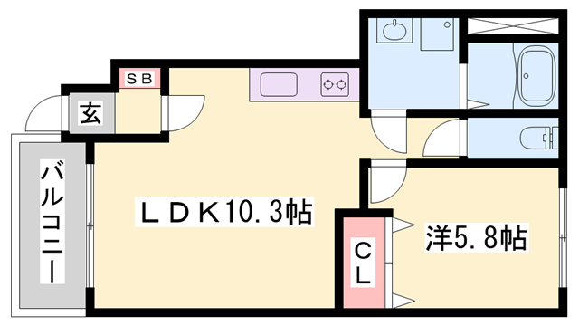 物件間取画像