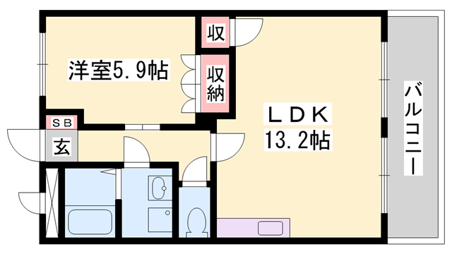 物件間取画像