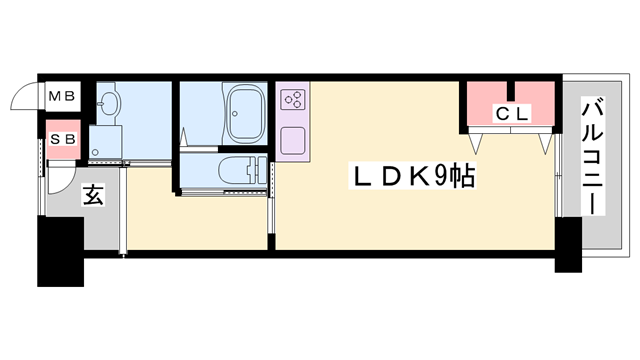 エイジングコート姫路の物件間取画像
