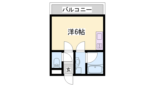 サンハイツ多井田A棟の物件間取画像