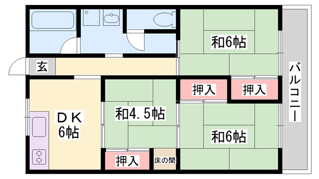 物件間取画像