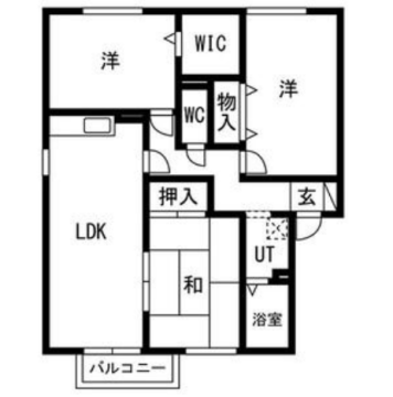 物件間取画像