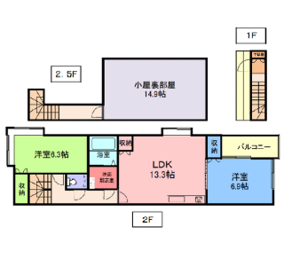 物件間取画像