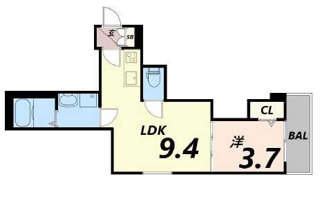 物件間取画像