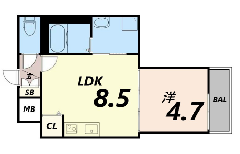 物件間取画像