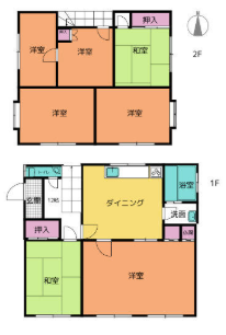 物件間取画像