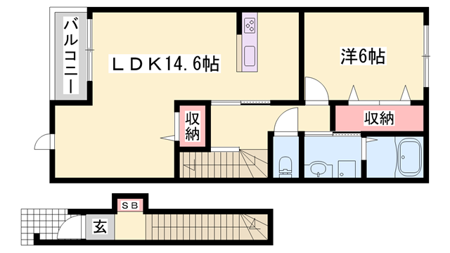 物件間取画像