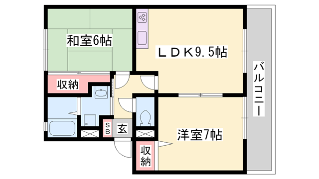 物件間取画像