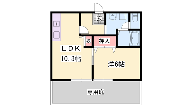 物件間取画像