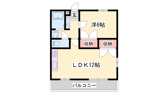 物件間取画像