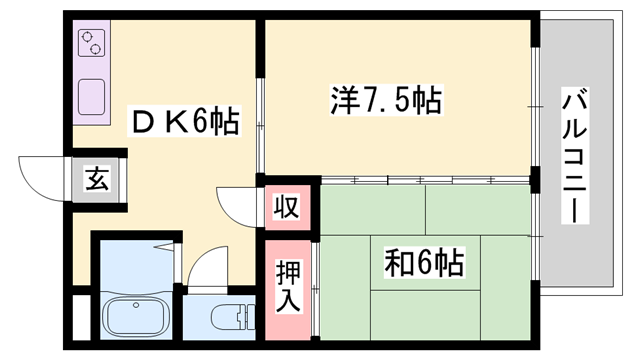 物件間取画像