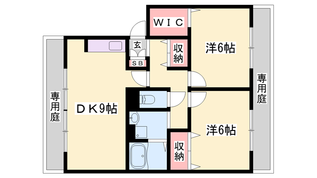 物件間取画像