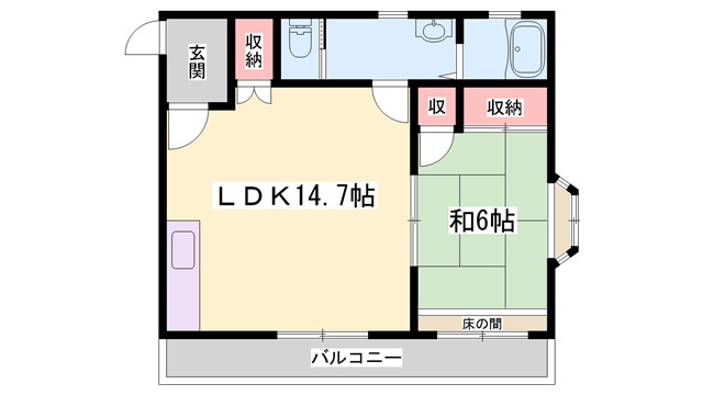 物件間取画像