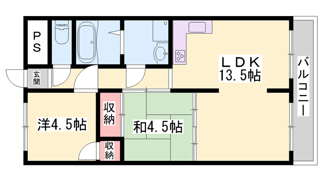 物件間取画像