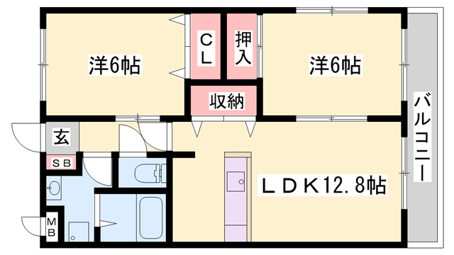 物件間取画像