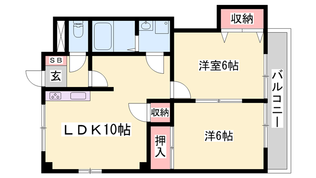 物件間取画像