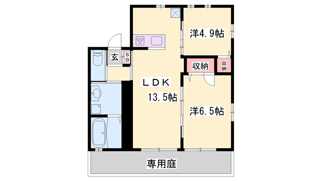 物件間取画像