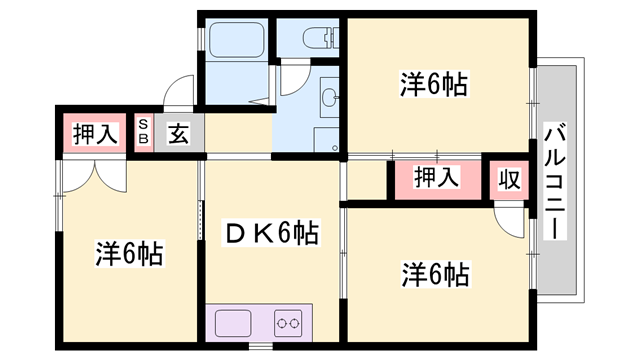 物件間取画像